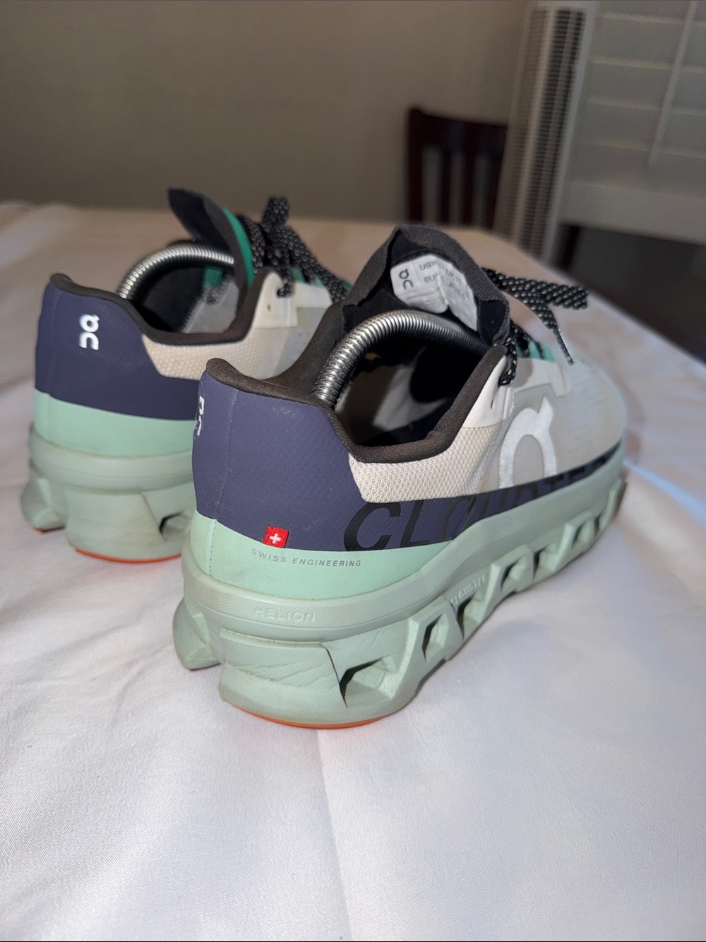 On Running Cloud Monster Sneakers Sz 10.5 GUC plenty of life - Picture 2 of 7